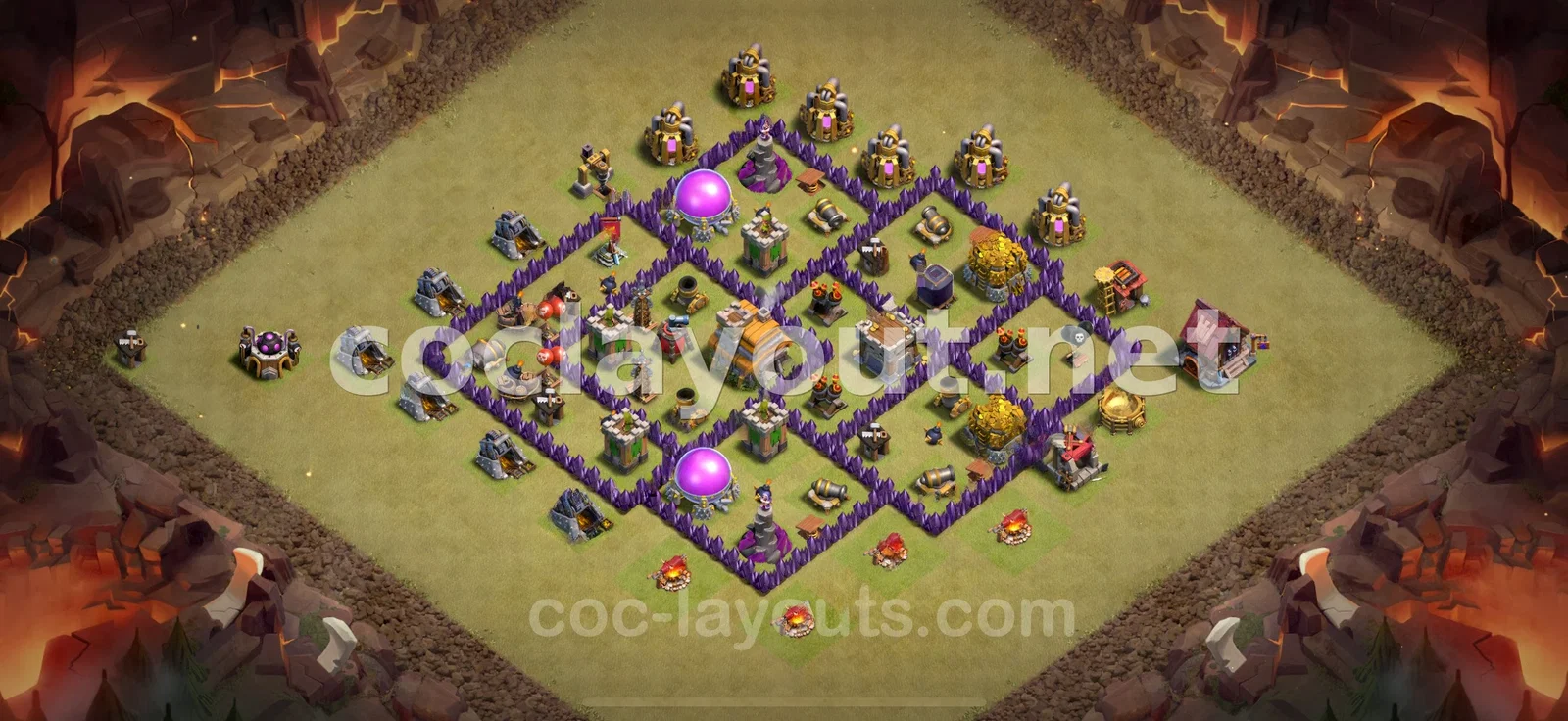 TH7 için En İyi Savaş Düzeni – TH7 dizilim önizlemesi