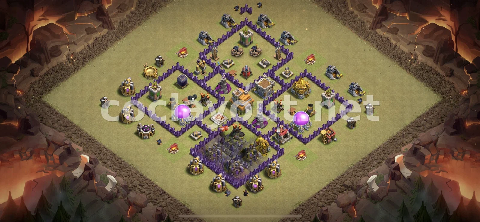 TH7 वॉर बेस से जीतें – TH7 बेस डिज़ाइन प्रीव्यू