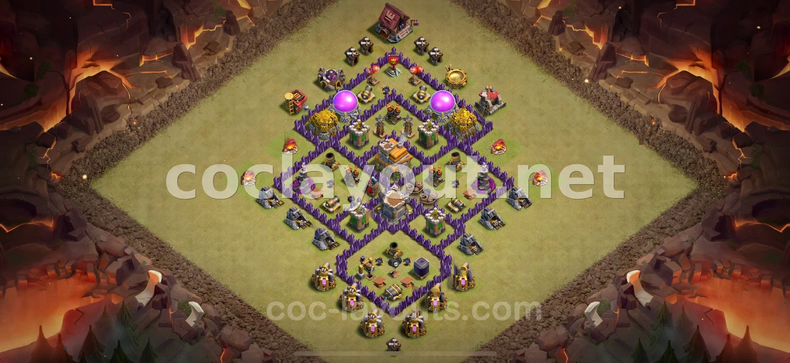 Diseño de Guerra Efectivo TH7 – vista previa del diseño TH7