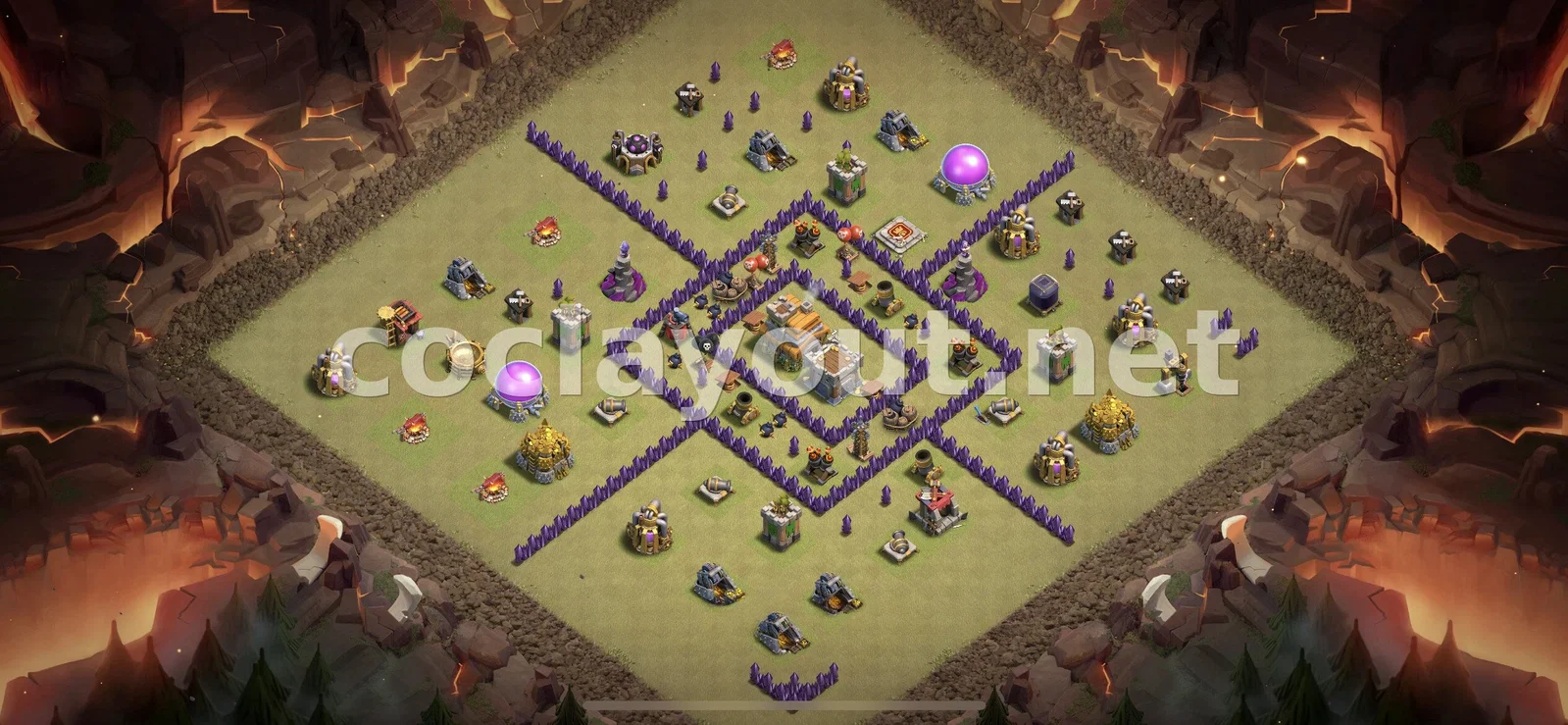 TH7 वॉर बेस का अद्भुत डिजाइन – TH7 बेस डिज़ाइन प्रीव्यू