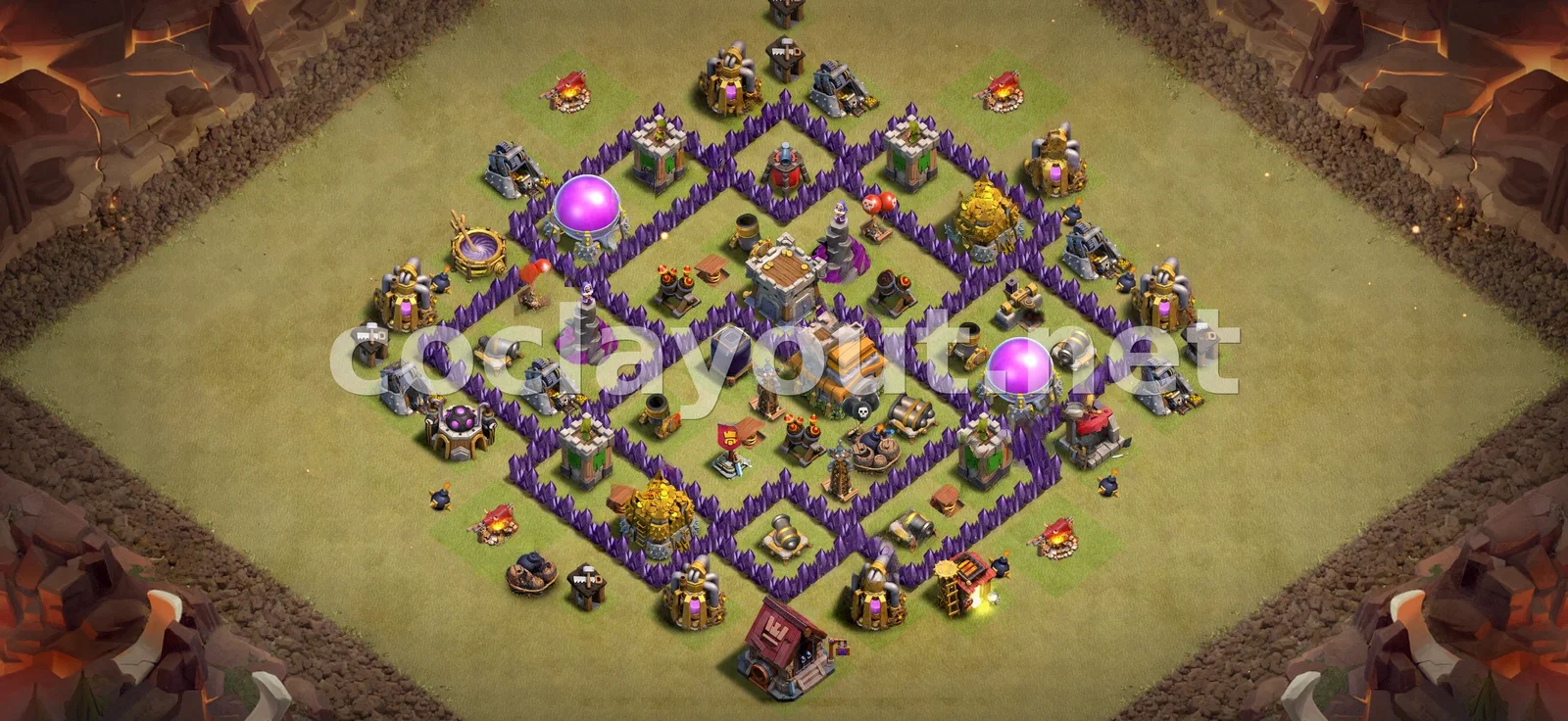 TH7 रणनीतिक वॉर बेस – TH7 बेस डिज़ाइन प्रीव्यू
