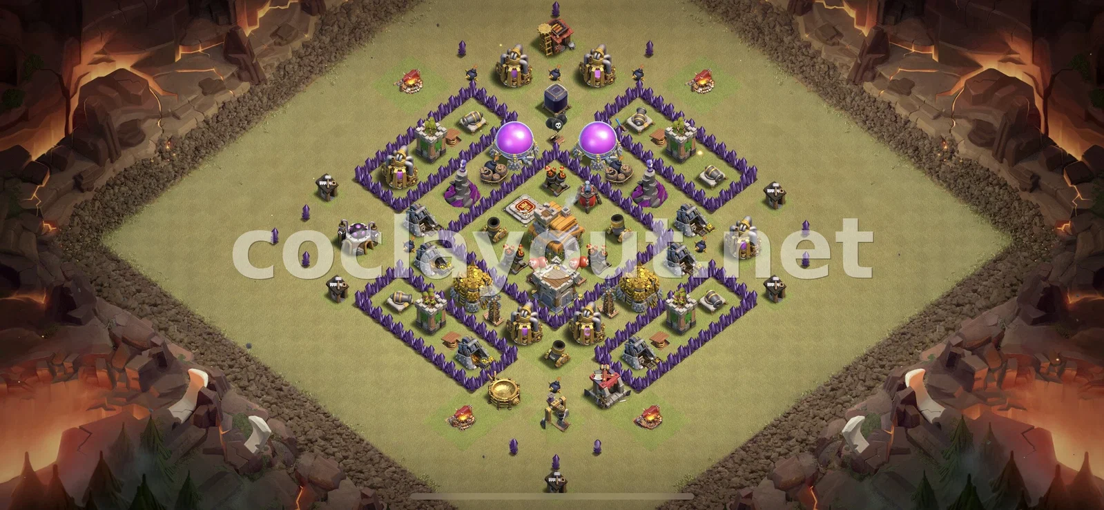 Base de Guerre Stratégique TH7 – aperçu du plan TH7