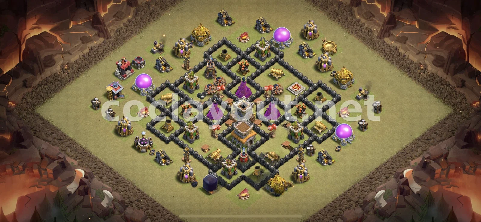 TH8 वॉर बेस के साथ क्लान युद्ध में जीतें – TH8 बेस डिज़ाइन प्रीव्यू