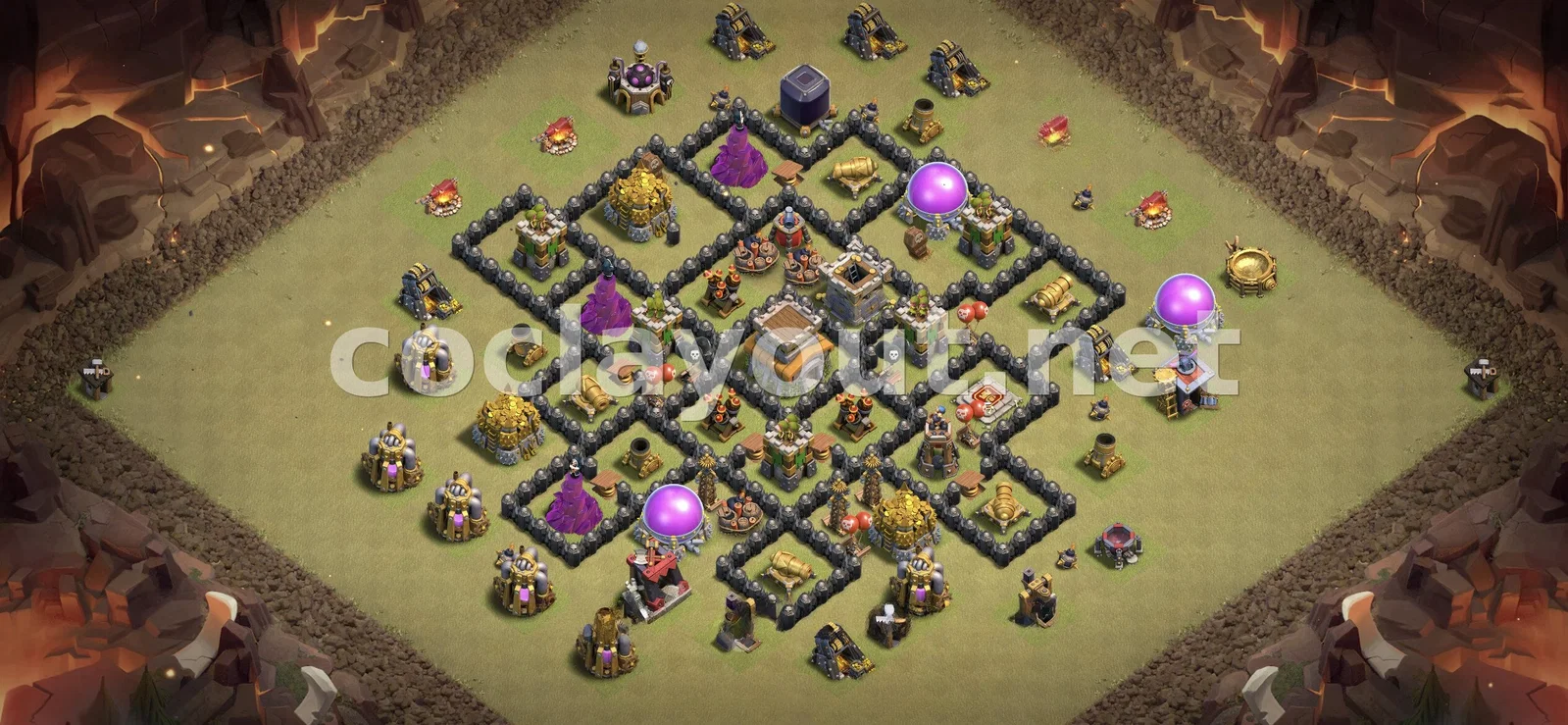 TH8 वॉर बेस से अपने प्रतिद्वंदियों को हराएं – TH8 बेस डिज़ाइन प्रीव्यू