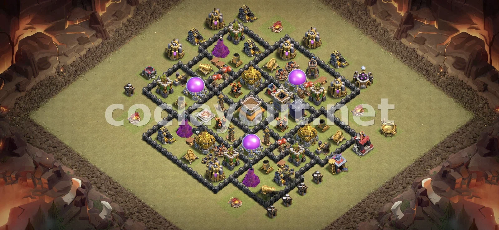 प्रभावी TH8 वॉर बेस – TH8 बेस डिज़ाइन प्रीव्यू