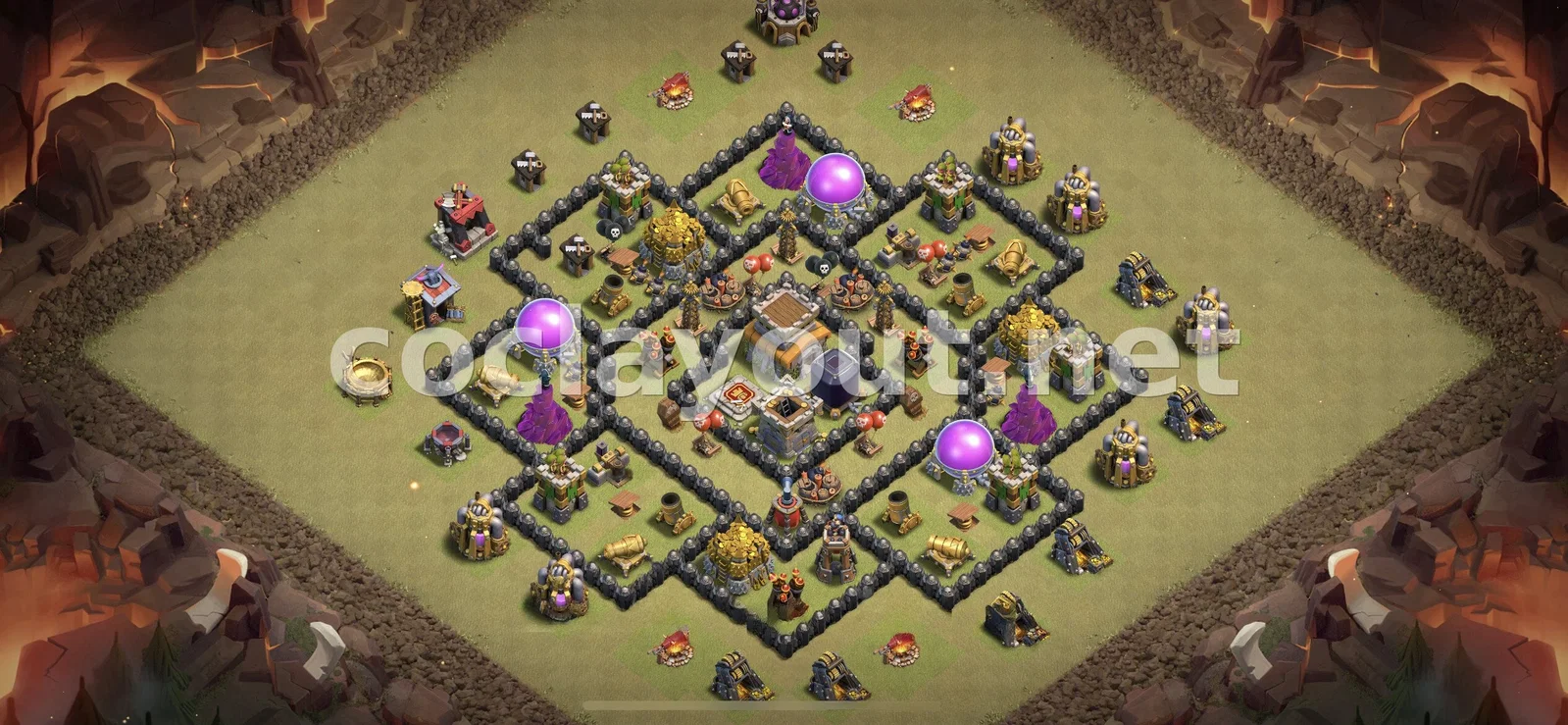 TH8 वॉर बेस का रणनीतिक डिजाइन – TH8 बेस डिज़ाइन प्रीव्यू