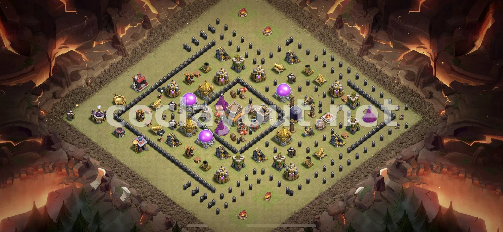 प्रभावशाली TH8 वॉर बेस – TH8 बेस डिज़ाइन प्रीव्यू