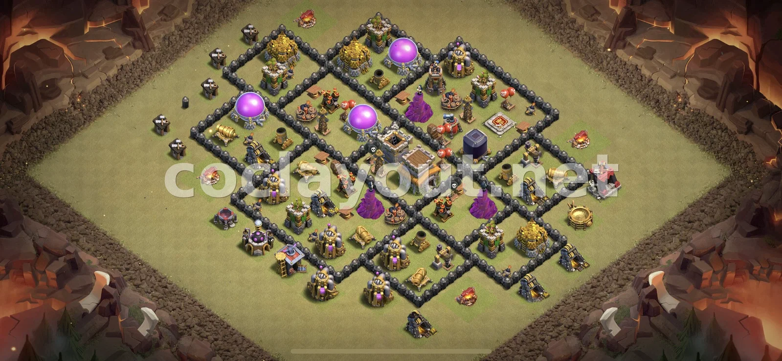 प्रभावी TH8 वॉर बेस – TH8 बेस डिज़ाइन प्रीव्यू