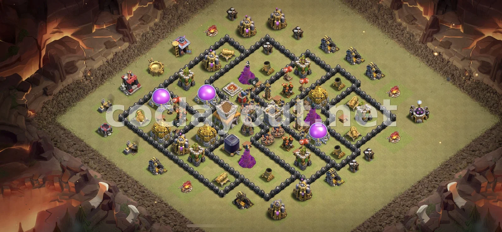 TH8 वॉर बेस से अपने विरोधियों को हराएं – TH8 बेस डिज़ाइन प्रीव्यू