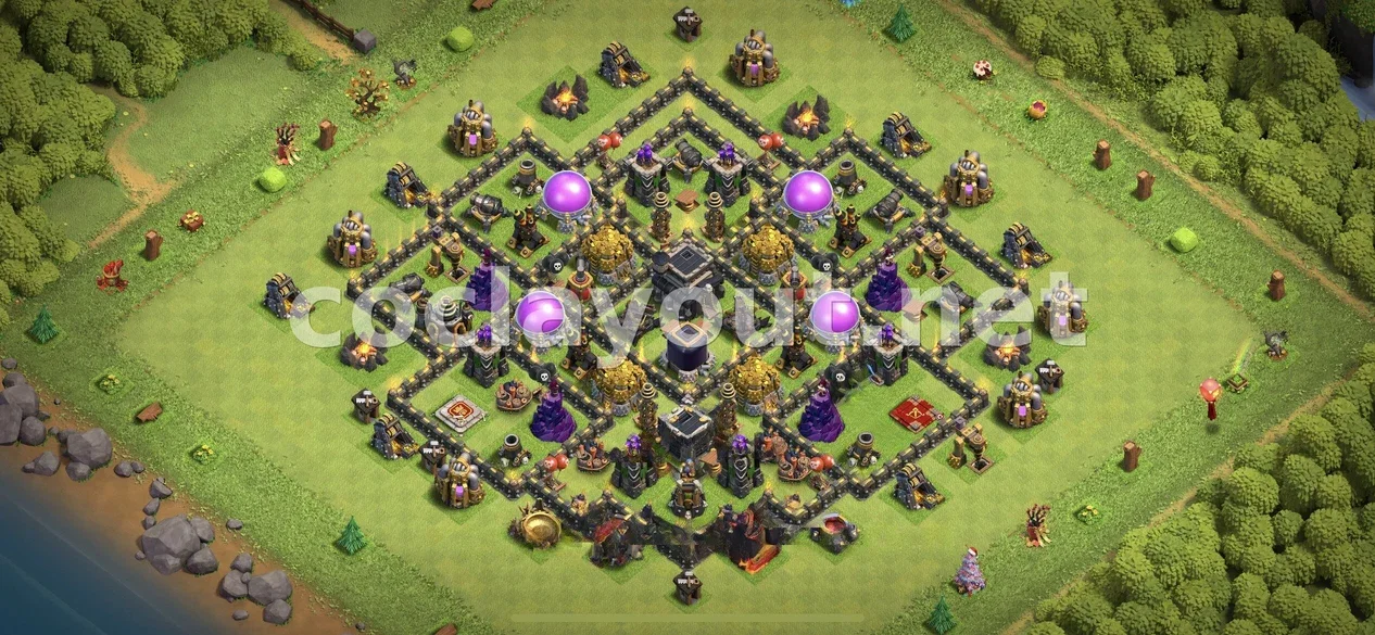 TH9 için etkili ganimet düzeni – TH9 dizilim önizlemesi