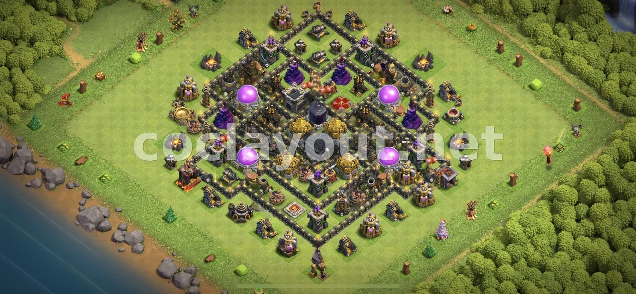 TH9 için Verimli Ganimet Düzeni – TH9 dizilim önizlemesi