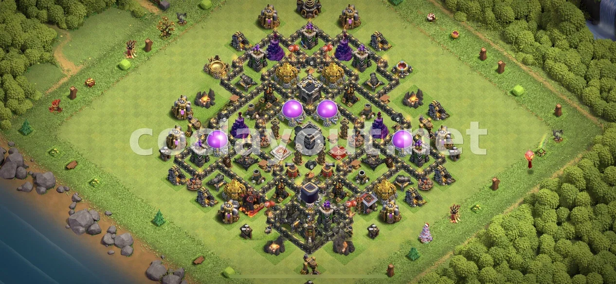 TH9 İçin Verimli Ganimet Düzeni – TH9 dizilim önizlemesi