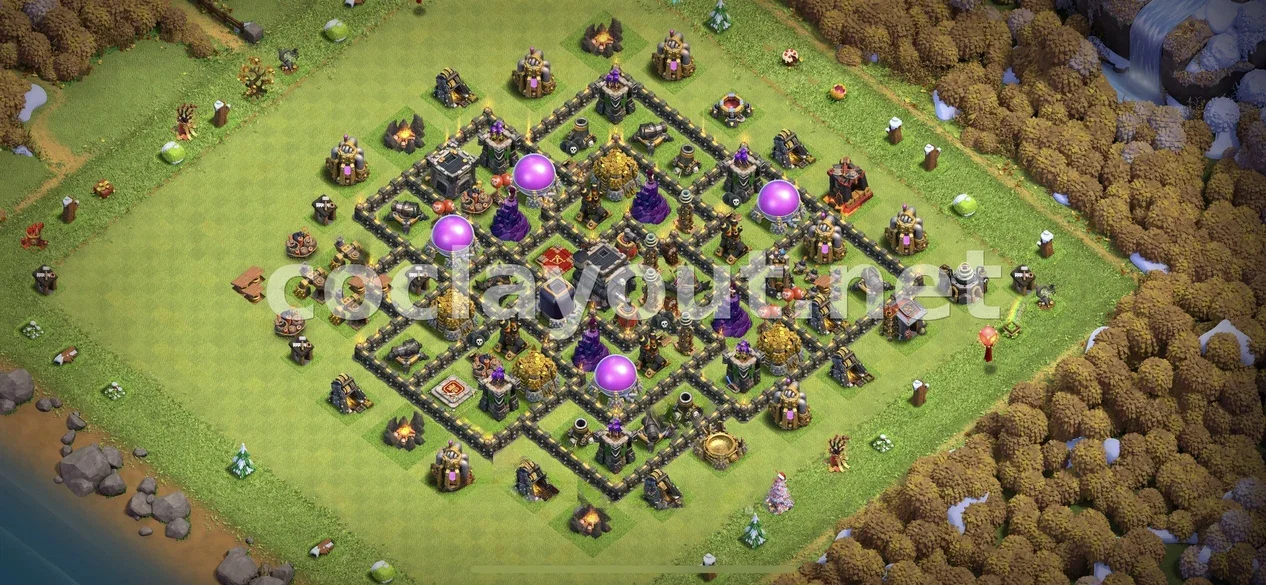 TH9 için Verimli Ganimet Düzeni – TH9 dizilim önizlemesi
