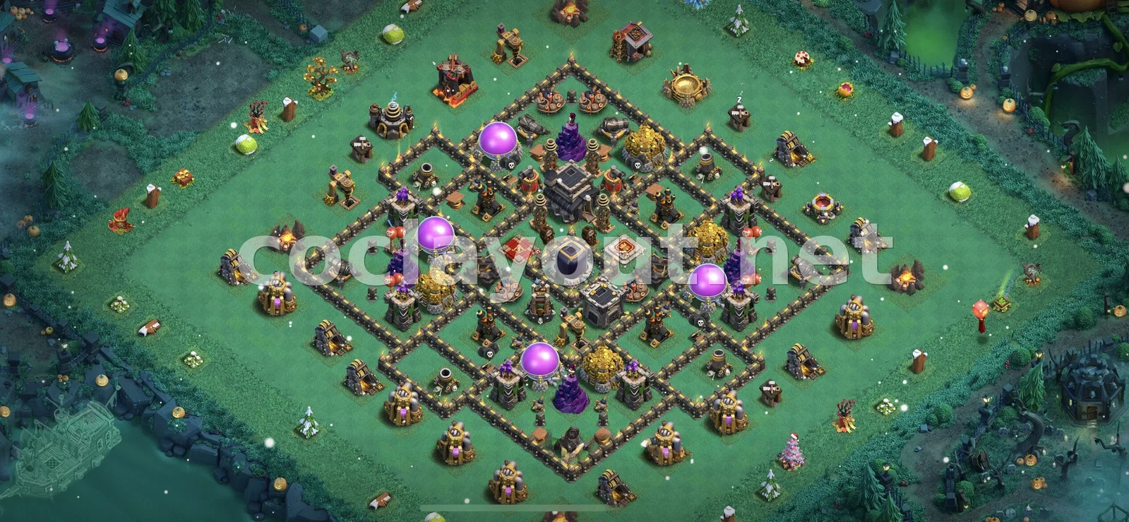 TH9 için Verimli Ganimet Düzeni – TH9 dizilim önizlemesi