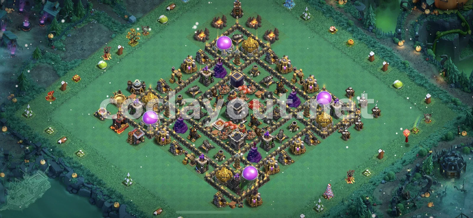 TH9 için Ganimet Düzeni – TH9 dizilim önizlemesi