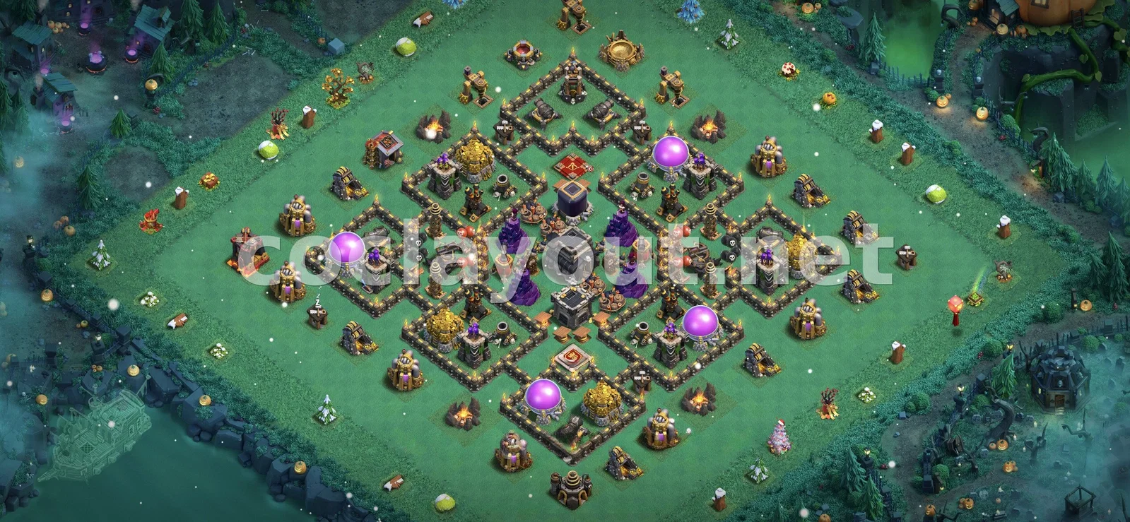 TH9 için Verimli Ganimet Düzeni – TH9 dizilim önizlemesi