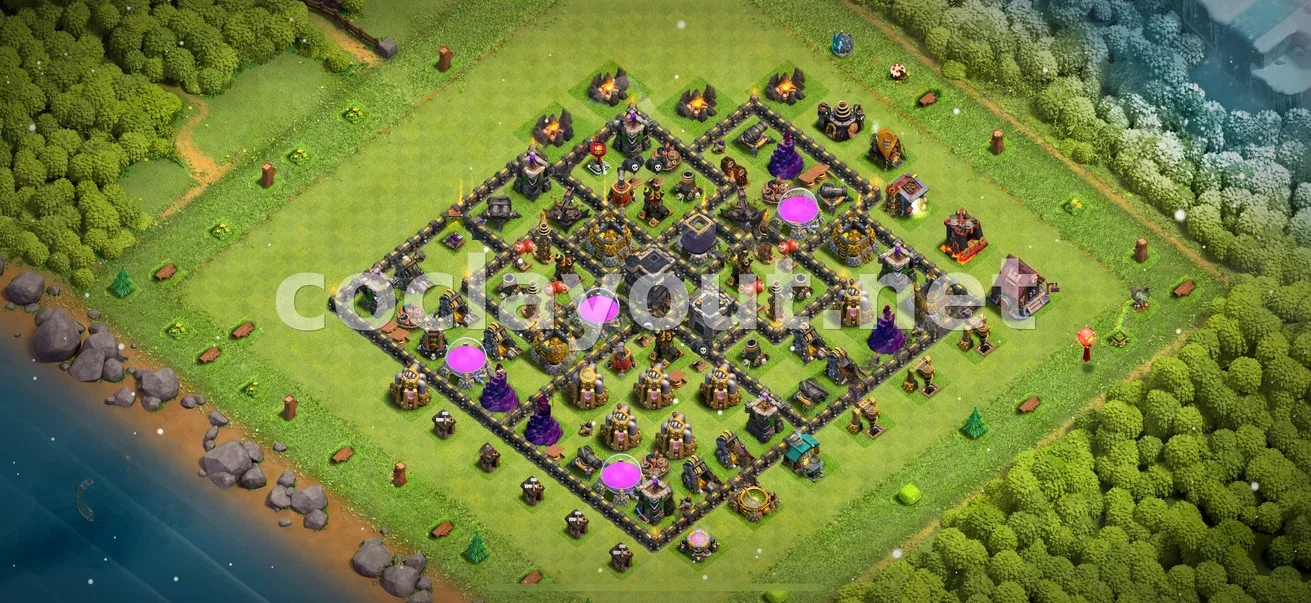 TH9 için verimli ganimet düzeni – TH9 dizilim önizlemesi