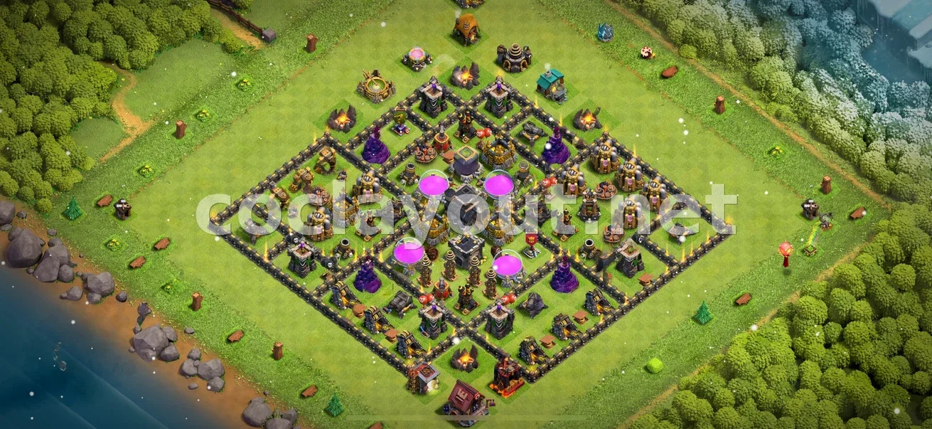 TH9 için Etkili Ganimet Düzeni – TH9 dizilim önizlemesi