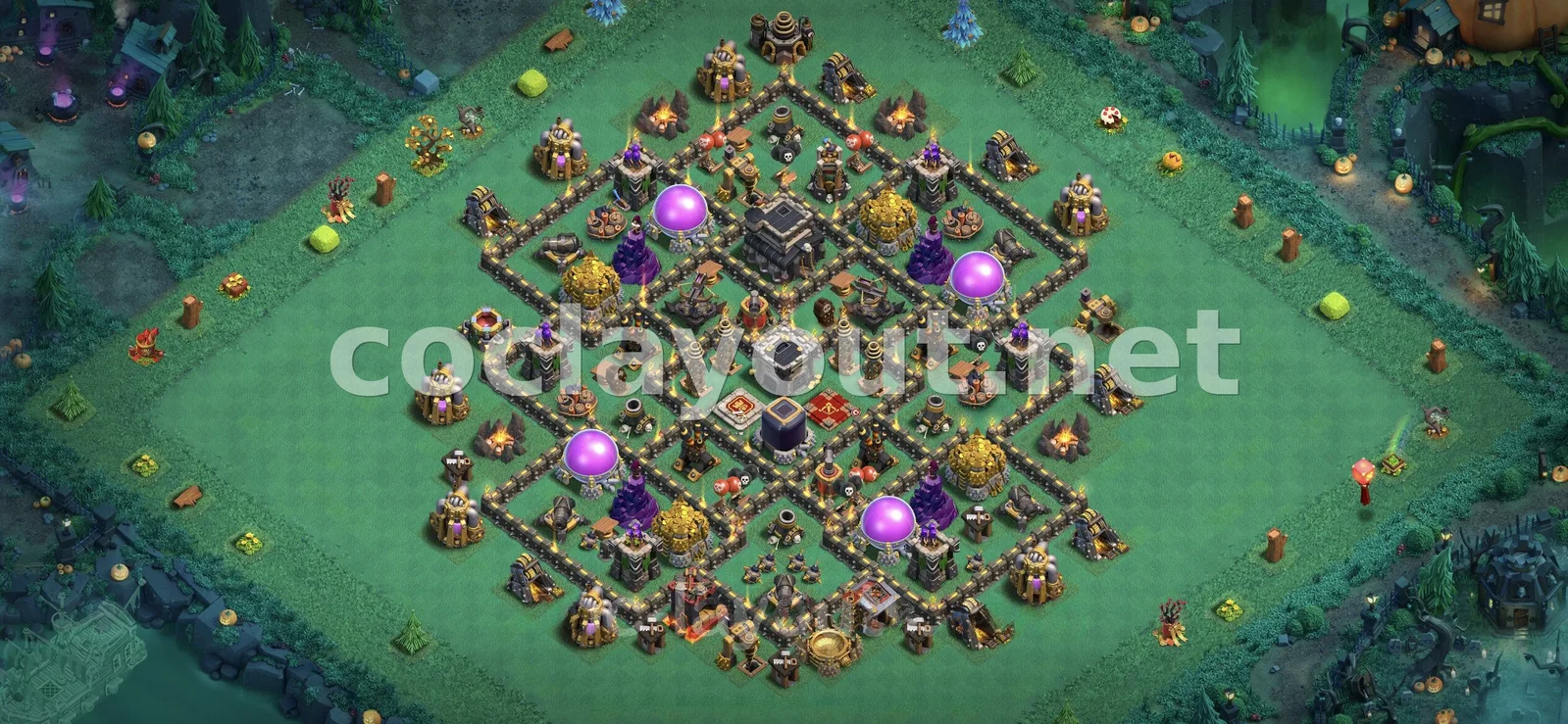 TH9 için Verimli Ganimet Düzeni – TH9 dizilim önizlemesi