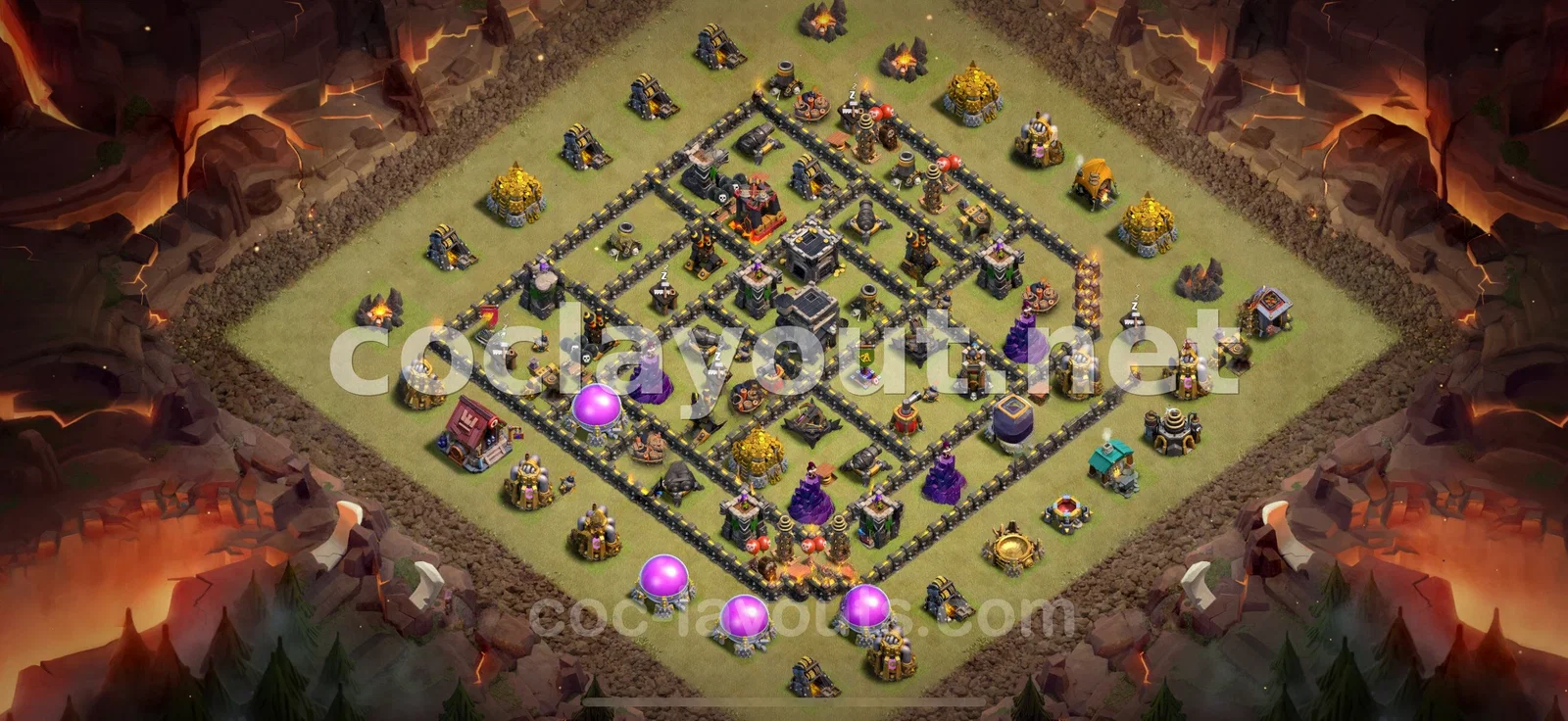 قاعدة حرب TH9 الاستراتيجية – معاينة تصميم TH9