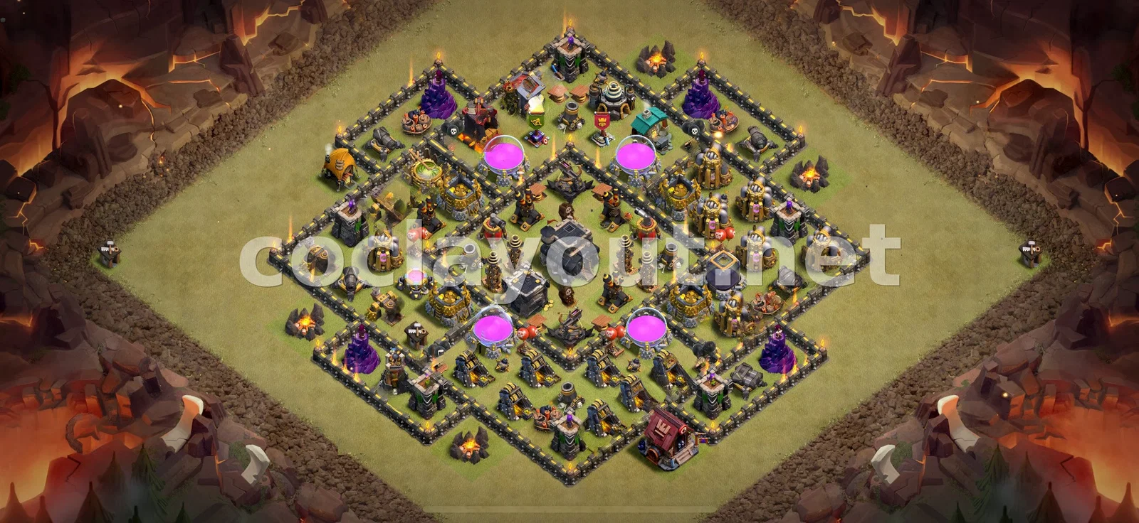 قاعدة حرب TH9 الاستراتيجية – معاينة تصميم TH9