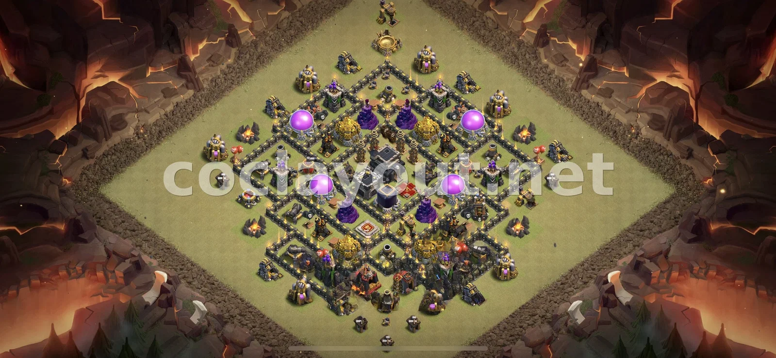 Optimisez votre stratégie avec la Base de Guerre TH9 – aperçu du plan TH9