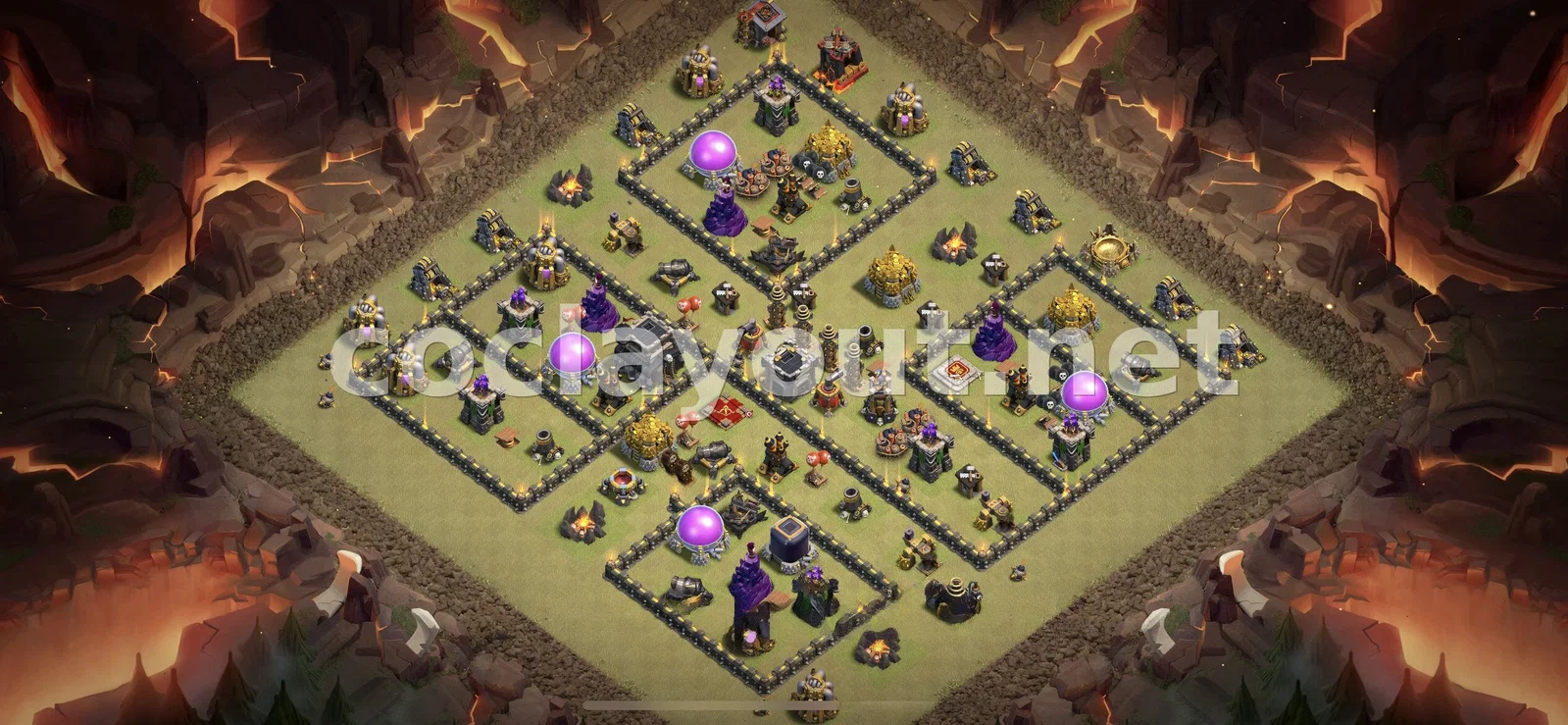 Стратегическая база для войны TH9 – превью расстановки TH9