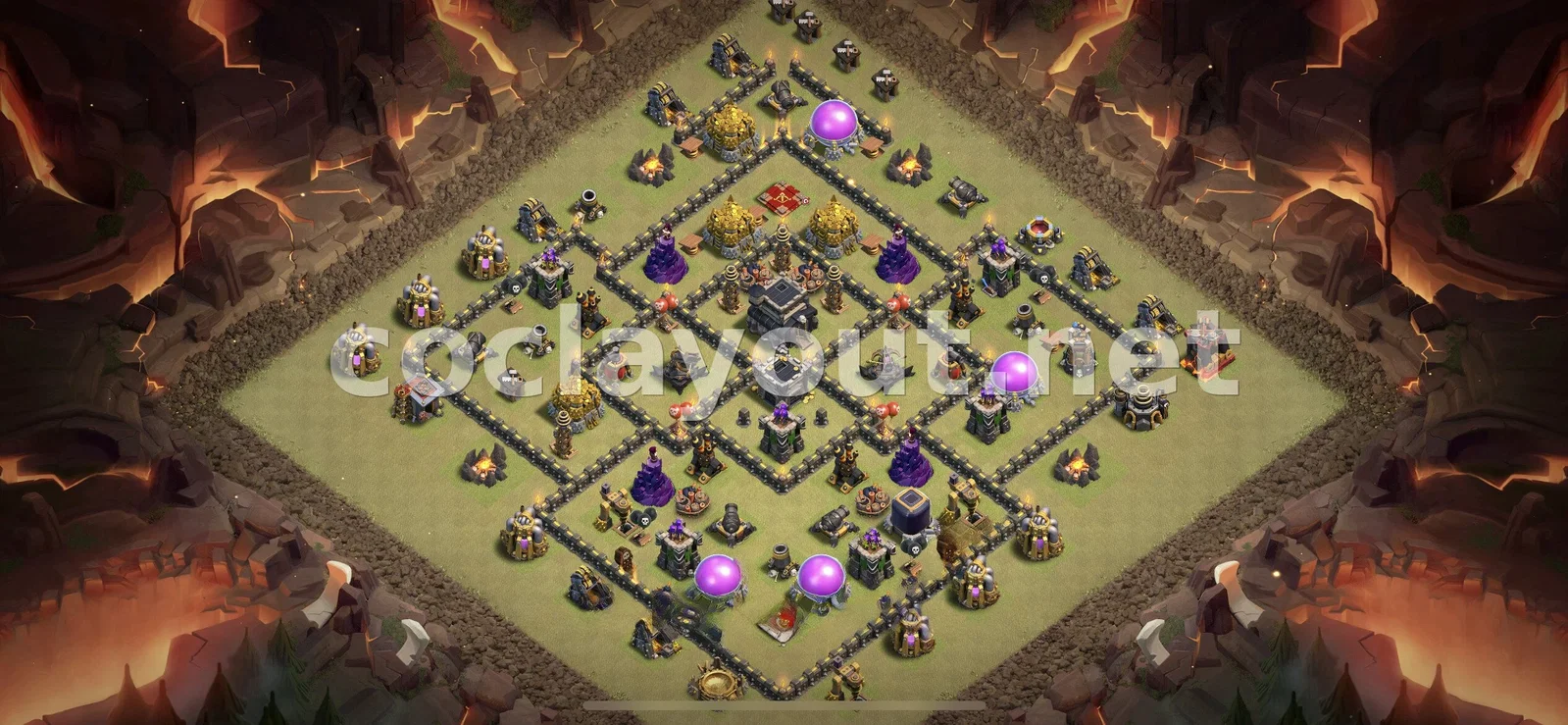 База для войны TH9 #90 – превью расстановки TH9