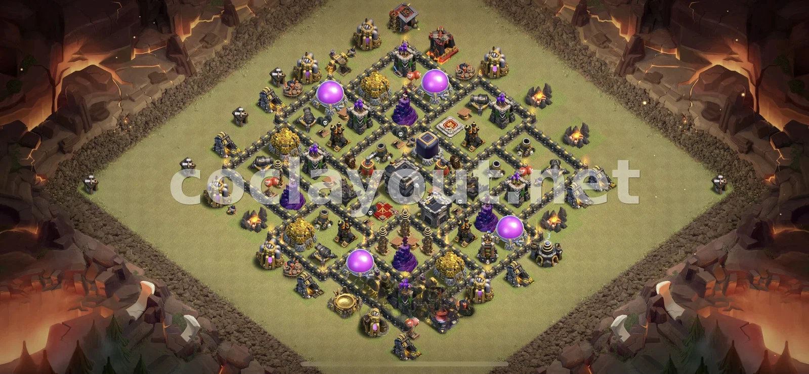 استعد لحرب العشائر مع قاعدة حرب TH9 هذه – معاينة تصميم TH9