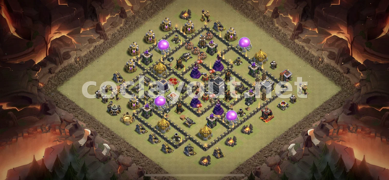 قاعدة حرب TH9 #36 – معاينة تصميم TH9