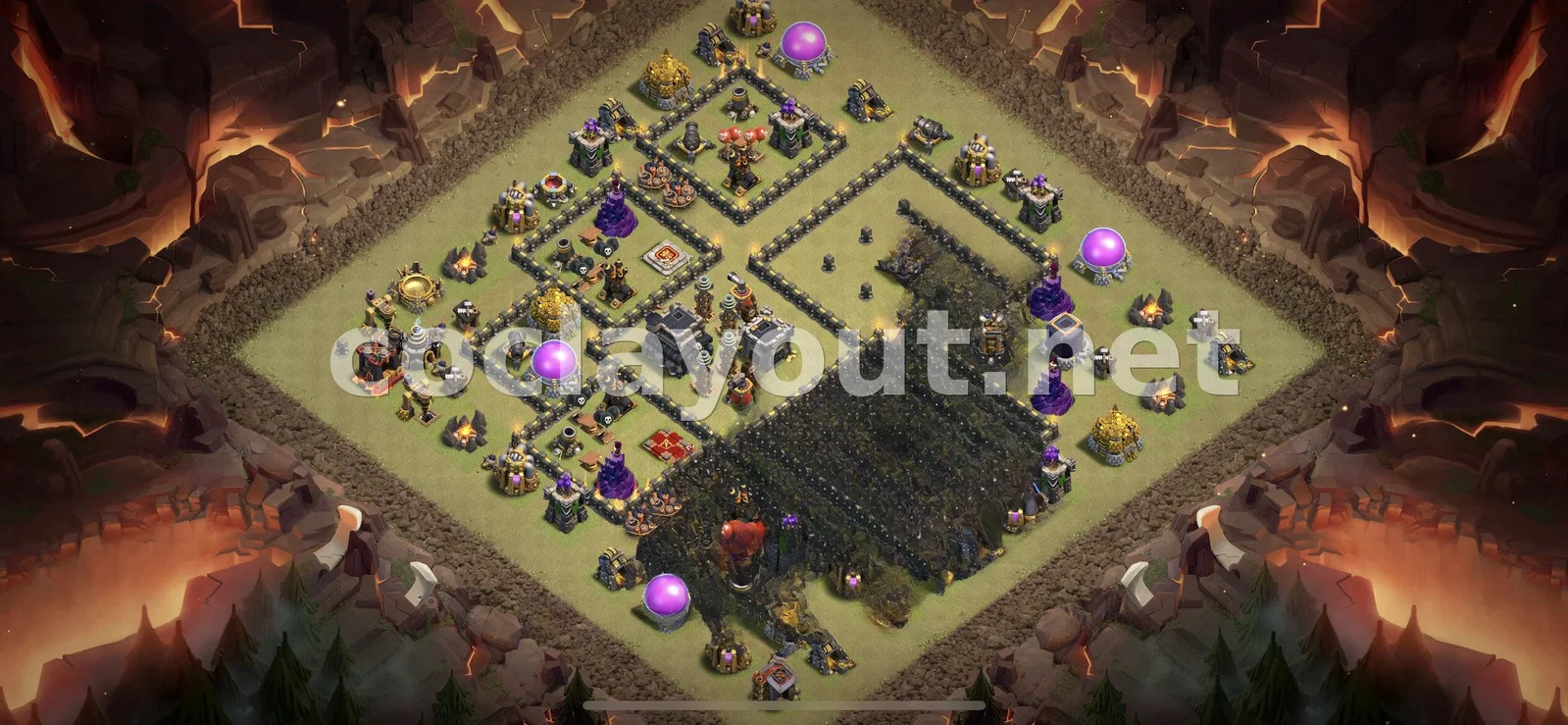 قاعدة حرب TH9 #35 – معاينة تصميم TH9